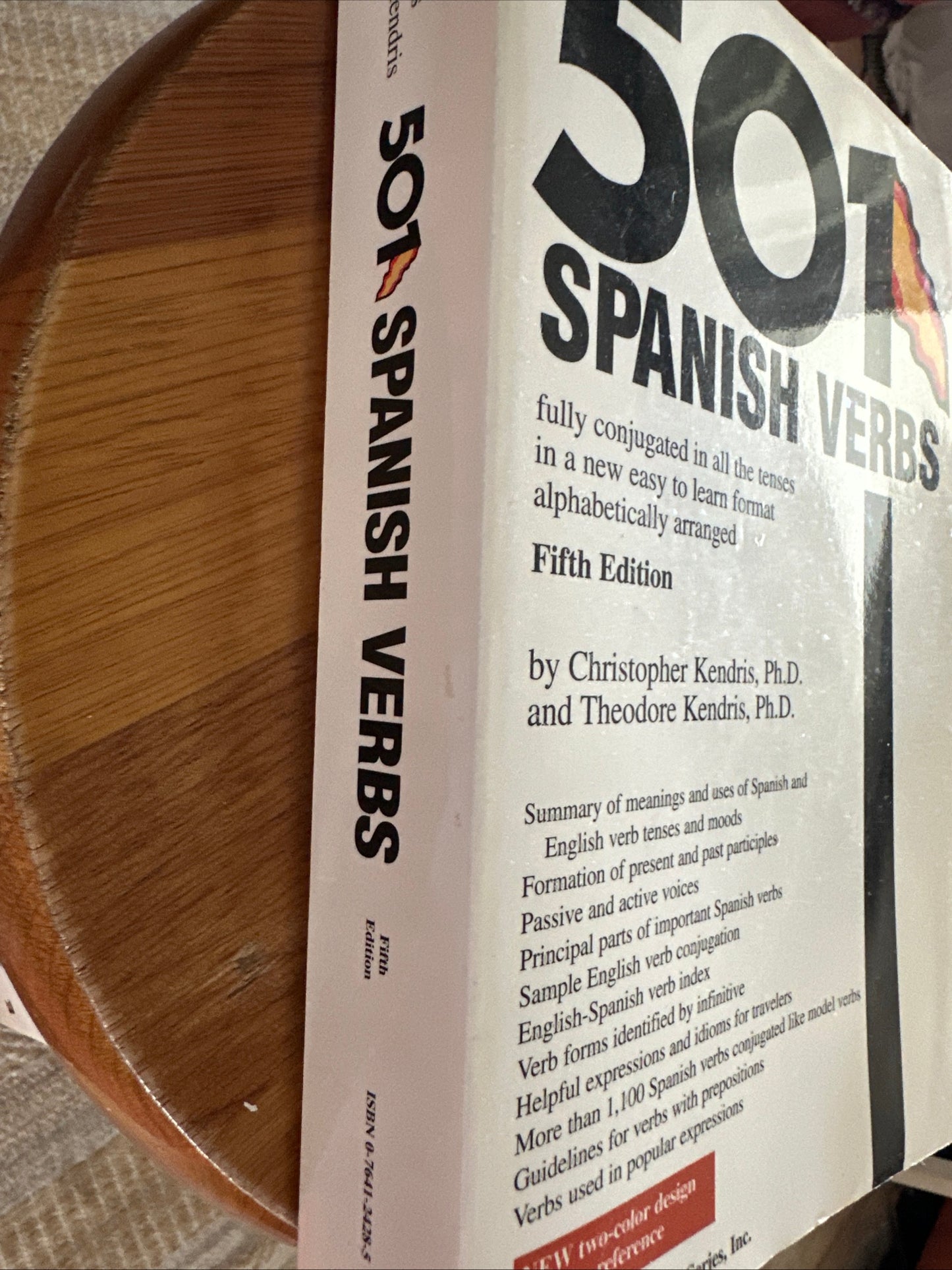 501 Spanish Verbs by Christopher Kendris, Theodore N. Kendris (Paperback, 2003)