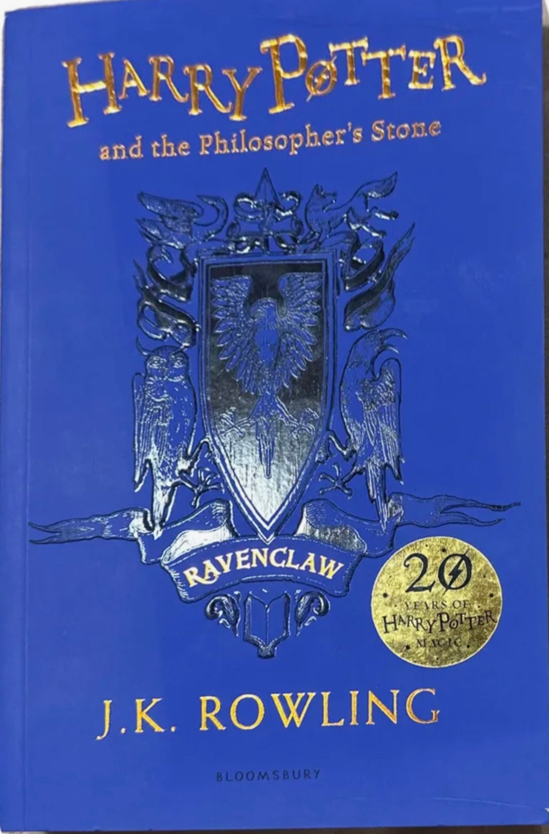 Harry Potter and The Philosopher's Stone 20th Anniversary Ravenclaw JK Rowling