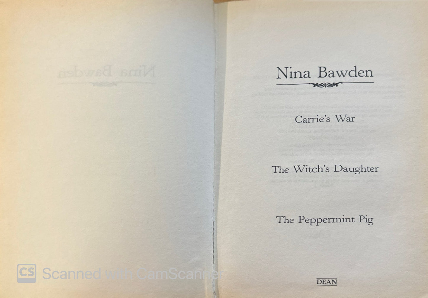 Carrie's War by Nina Bawden (Paperback, 1992)