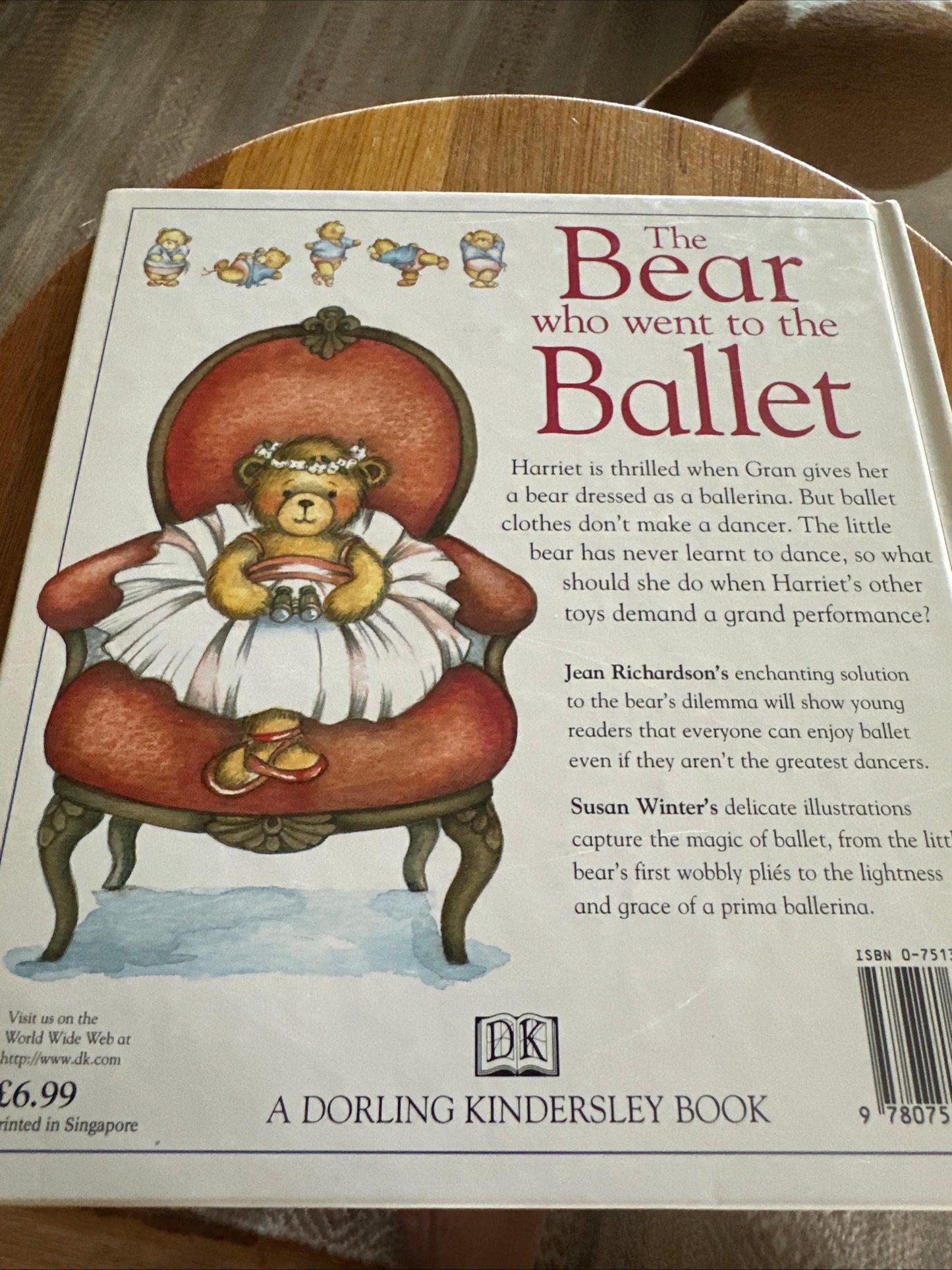 Bear Who Went To The Ballet (The) by Jean Richardson (Hardcover, 1995)