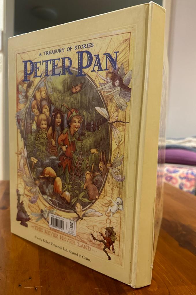 Peter Pan & Wendy Book by J M Barrie A Treasury of Stories Illustrated Hardcover