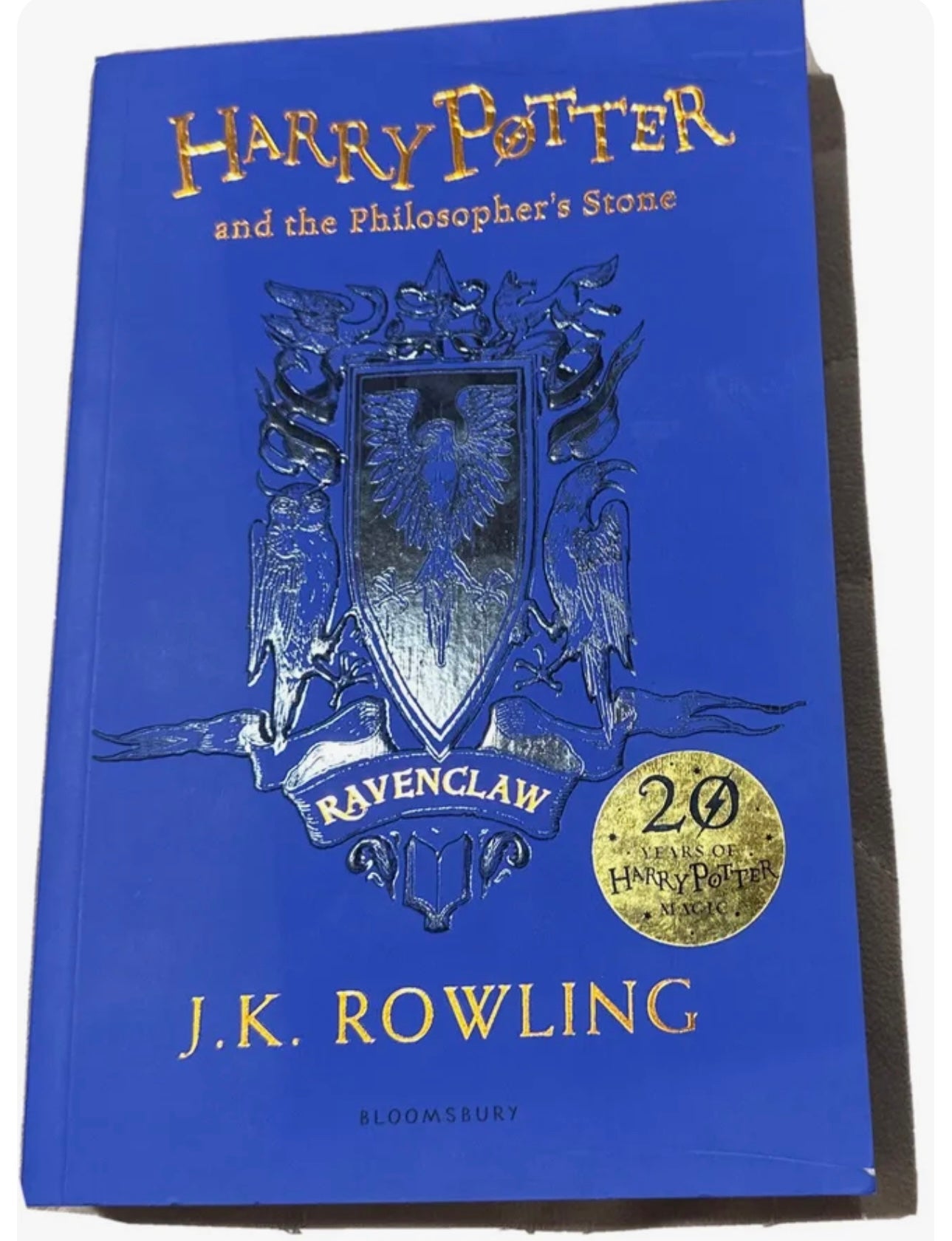 Harry Potter and The Philosopher's Stone 20th Anniversary Ravenclaw JK Rowling