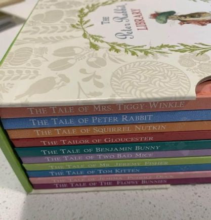 AS NEW The Peter Rabbit Library (10 books) by Beatrix Potter