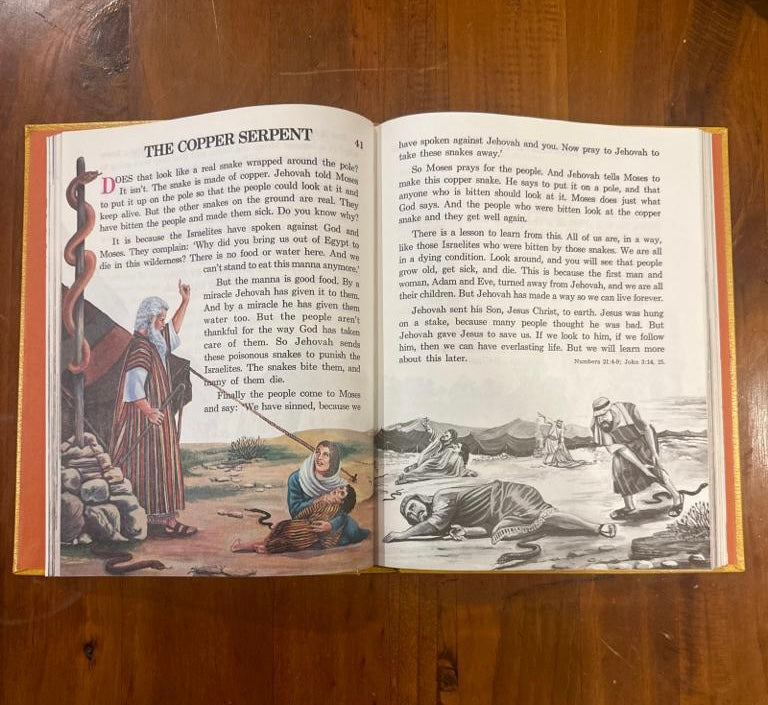 My Book Of Bible Stories Watch Tower Tract Society 1st Ed Vintage 1978 HARDCOVER